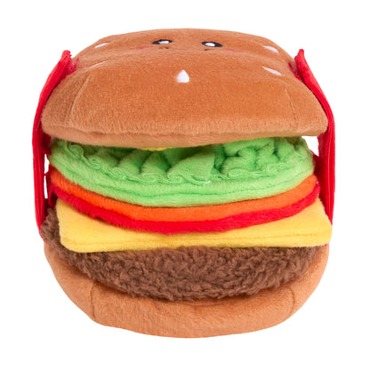 ZippyPaws - Cheeseburger - Snufflerz Stacks - Interactive Dog Toy