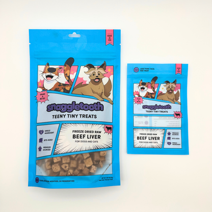 Snaggletooth Branded Sample Bags (Treats Not Included)