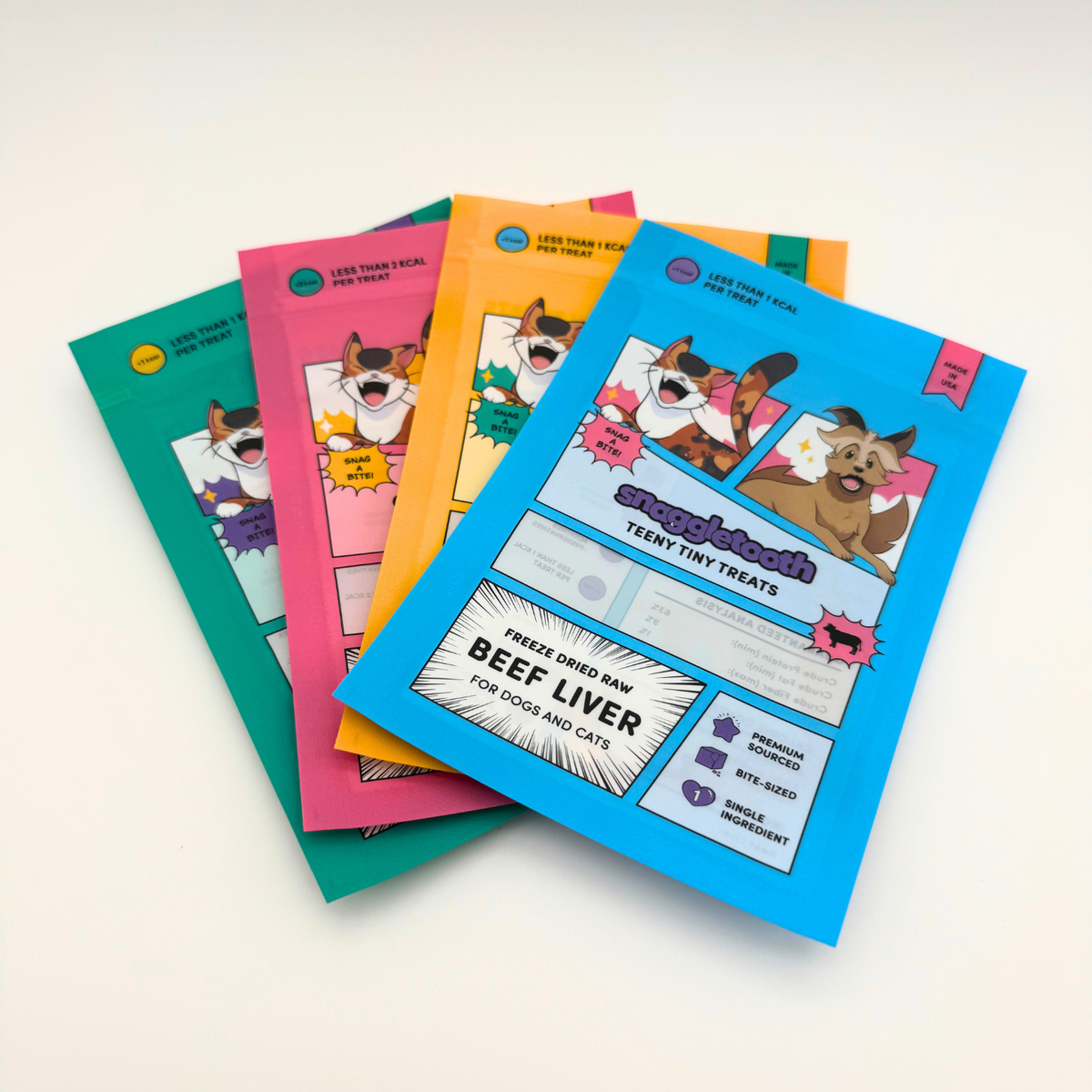 Snaggletooth Branded Sample Bags (Treats Not Included)